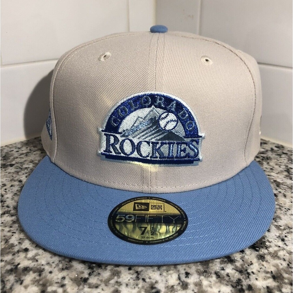 Colorado Rockies New Era 1995 Coors Field Iced 59FIFTY Fitted Cap Hat Size 7 1/2